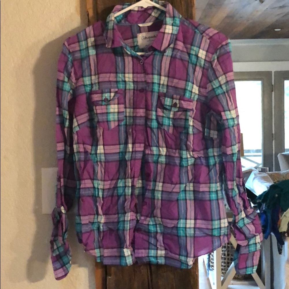 A button down shirt.